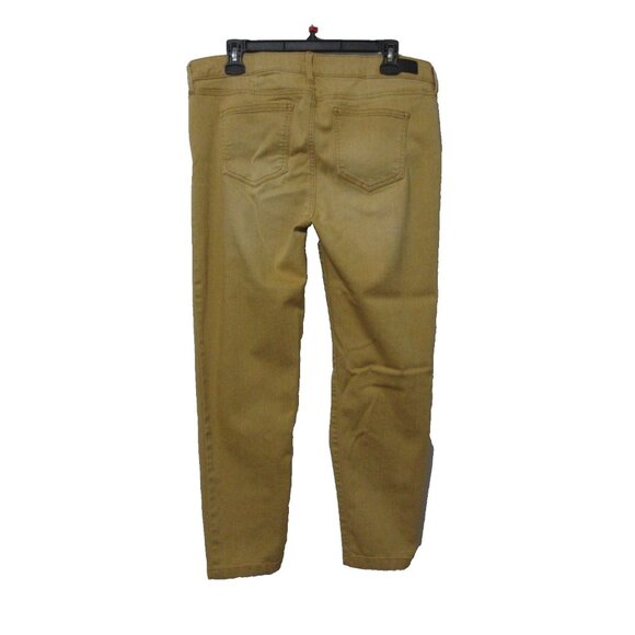 Celebrity Pink Junior Capri Sz 15/32 Mid Rise Ankle Skinny 5-Pocket Harvest Dark - Picture 2 of 7